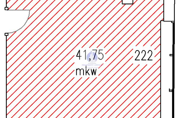 Śródmieście: lokal biurowy 41,75 m2 do wynajęcia