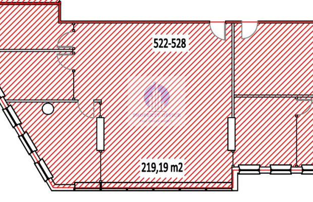 Śródmieście: lokal biurowy 219,19 m2 do wynajęcia