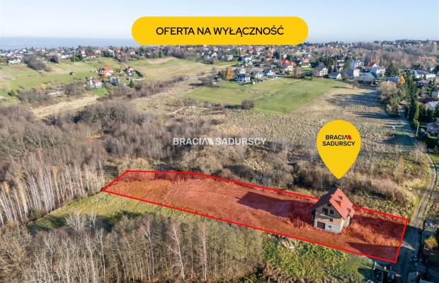 Dom  do własnej aranżacji na dużej działce.