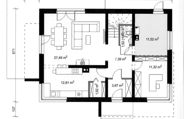 DOM POD LASEM NA WIDOKOWEJ DZIAŁCE