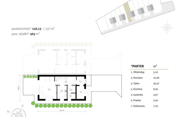 Gotowy Dom Bliźniak 126 m3 WOŁOWICE, Czernichów