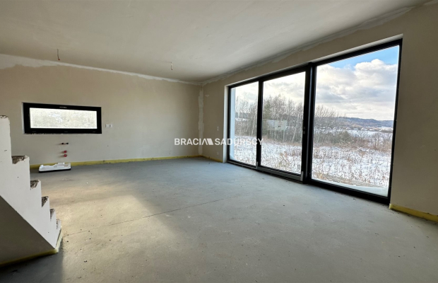 Nowoczesny bliźniak z garażem i działką 7ar