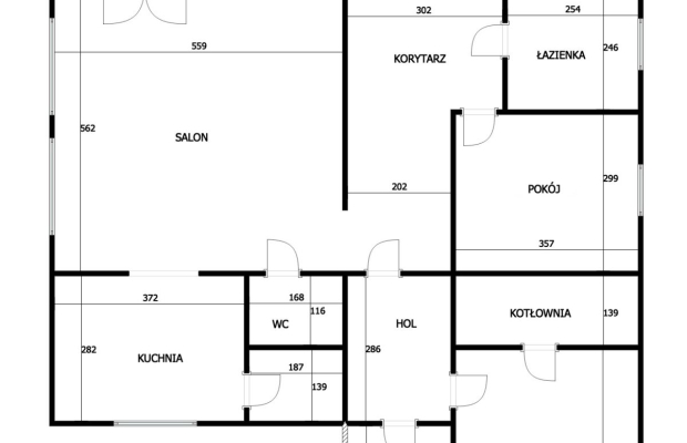 Nowoczesny parterowy dom wolnostojący Węgrzce 