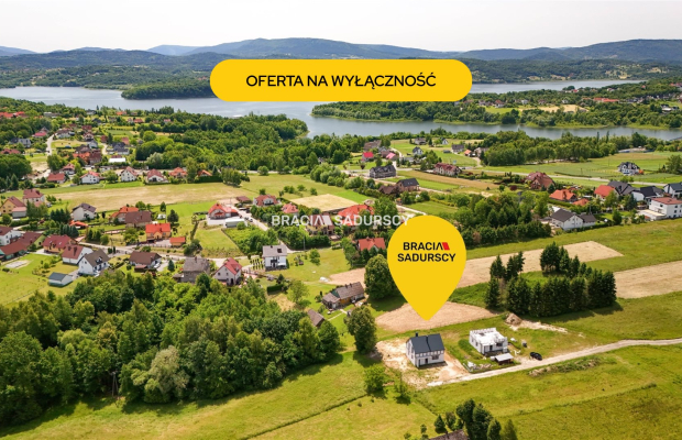 Dom z widokiem na Jezioro Dobczyckie.