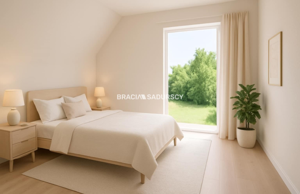 Dom z widokiem na Jezioro Dobczyckie.