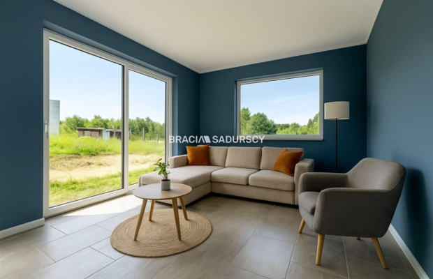 Dom z widokiem na Jezioro Dobczyckie.