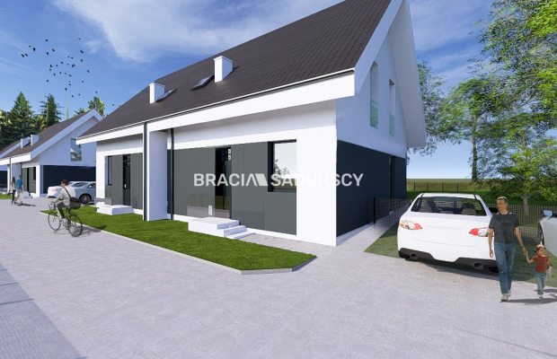 BLIŹNIAK PREMIUM z działką, pod lasem - ZABIERZÓW
