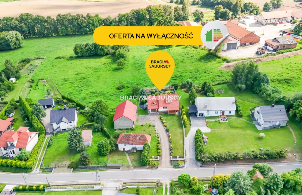 Dom z dużą działką budowlaną k. Niepołomic