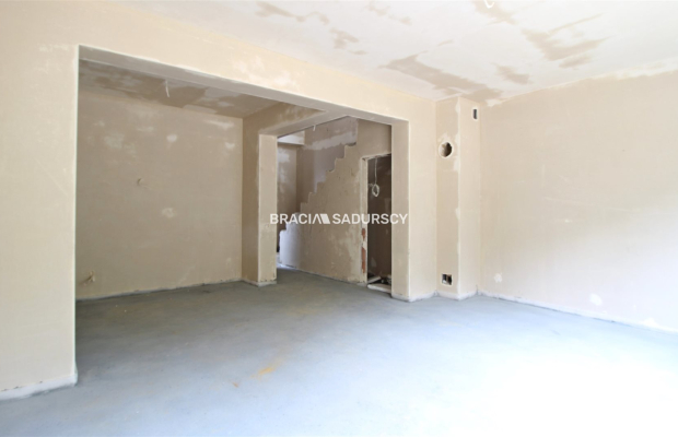 Konary, gm. Mogilany. Nowo wybudowany dom