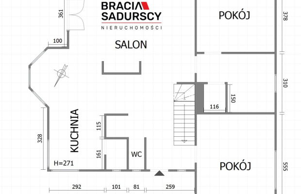 Dom wolnostojący na 7 arowej w Myślenicach 