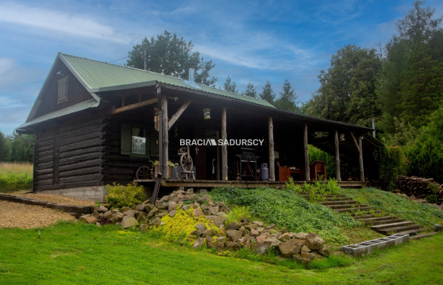 Chronów, gm. Bochnia. Klimatyczny dom z bali 