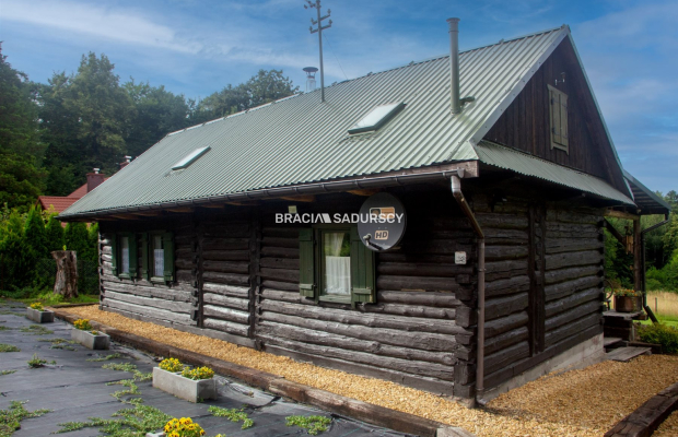 Chronów, gm. Bochnia. Klimatyczny dom z bali 