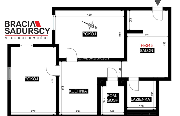 lokal usługowy ok. 55,3m2 Stare Miasto!