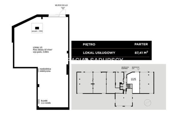 Parter + witryna + miejsce postojowe – nowe lokale
