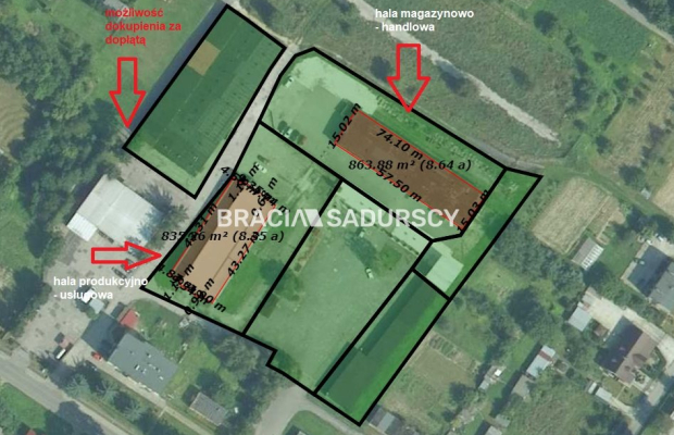 Charsznica. Działka inwestycyjna o pow. 1,0329 ha