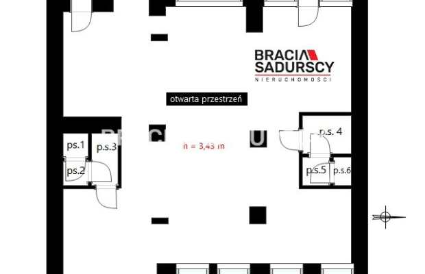 Na sprzedaż przestronny lokal użytkowy o powierzchni 265 m²   
 
Lokal położony na parterze nowoczesnego budynku mieszkalnego w