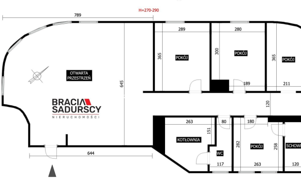 lokal handlowo-usługowy lub biurowy 100m2 Olsza