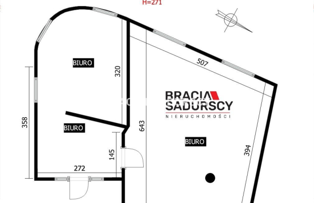 lokal biurowy 44 m2 Prądnik Biały biurowiec