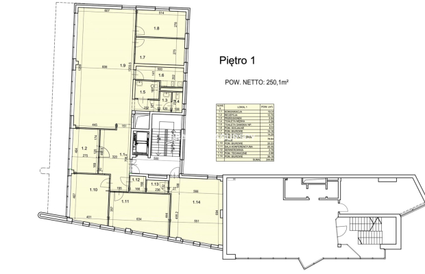Powierzchnia biurowa z parkingiem - 250m2