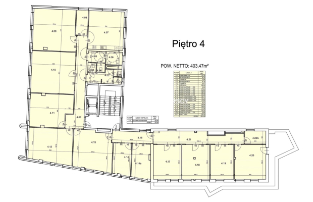 Powierzchnia biurowa z parkingiem  - 400m2 