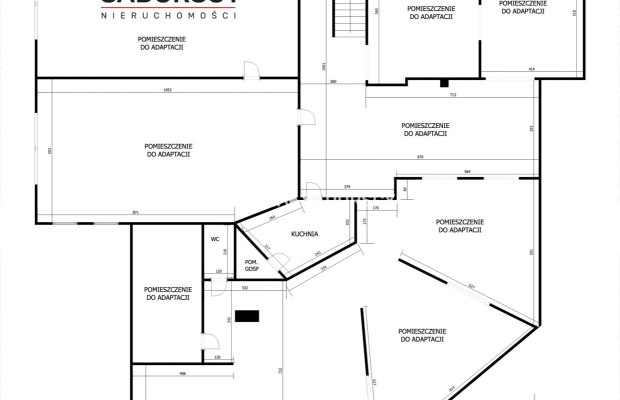 Lokal użytkowy- 340m2, rejon ul. Zakopiańskiej