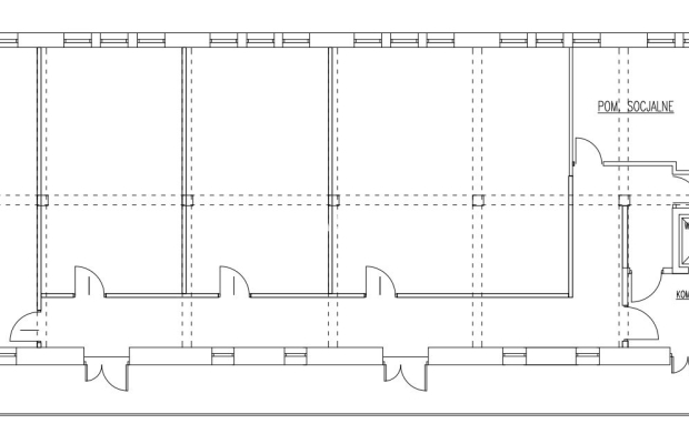 204m2 w biurowcu,ok. Mogilskiej,super cena 45zł/m2