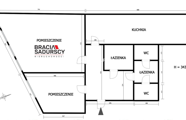 Lokal biurowo-magazynowy, 299m2, winda, dwa piętra