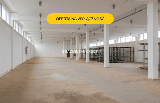 Hala mag. - prod. pow. 860 m2 w centrum Proszowic!