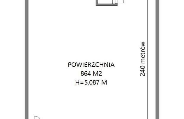 Hala mag. - prod. pow. 860 m2 w centrum Proszowic!
