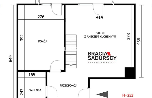 dwupoziomowe ok 80m2, Żabiniec