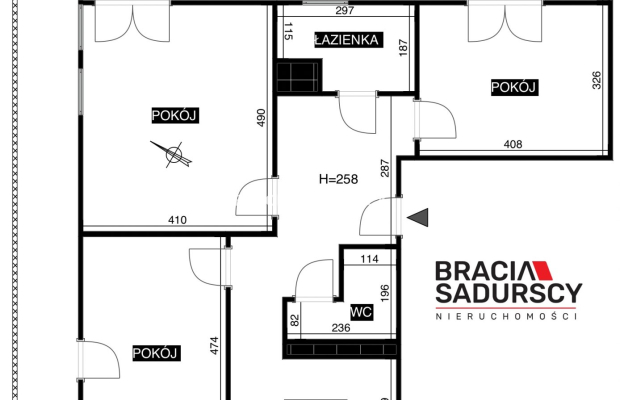 SŁONECZNE 3-POKOJOWE W ATRAKCYJNEJ LOKALIZACJI