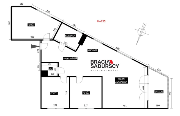 Sprzeedam, 4 pokoje na Bohomolca