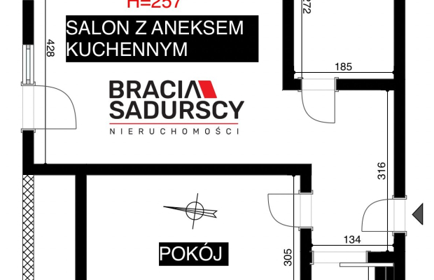 GUSTOWNE, ZADBANE 2-POKOJOWE NA RUCZAJU