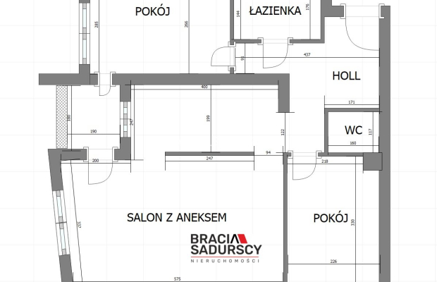 3 pok o fajnym układzie ul. Wrobela.