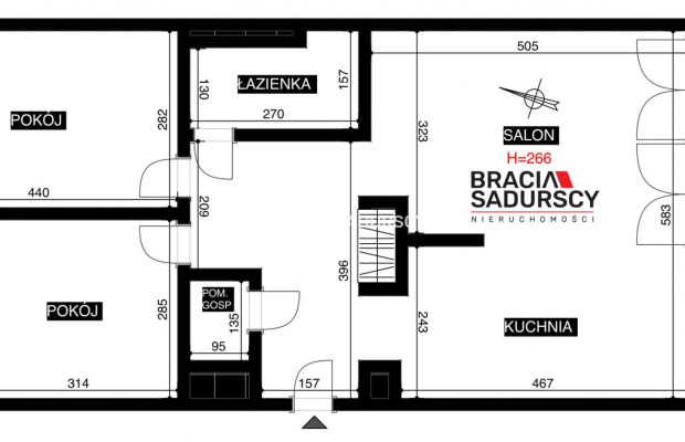 3-pok/ostatnie piętro/garaż/2 balkony/Ruczaj