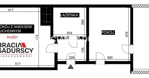 2 pok z dwoma ogródkami ul. Dębskiego.