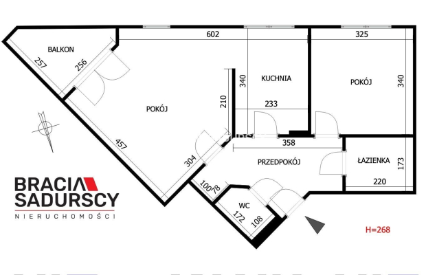 2 pok ok 50 m2 Ruczaj 