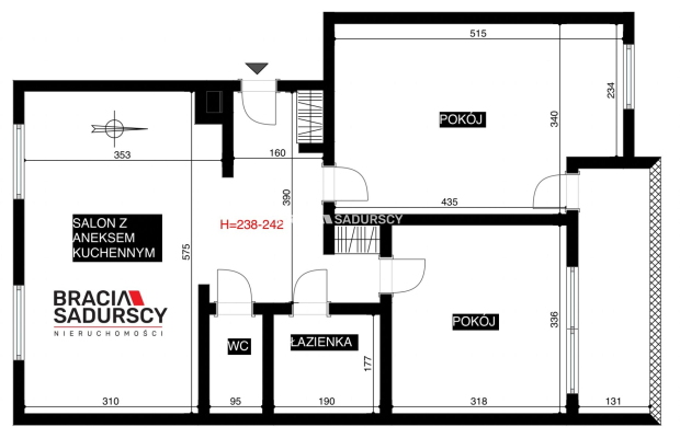 3-pok mieszkanie na Woli Duchackiej