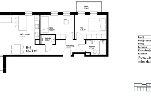 Nowe mieszkania w stanie deweloperskim Bieżanów