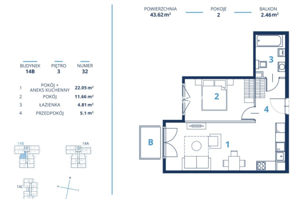 Gotowa inwestycja - metraże od 39 m2, Kraków