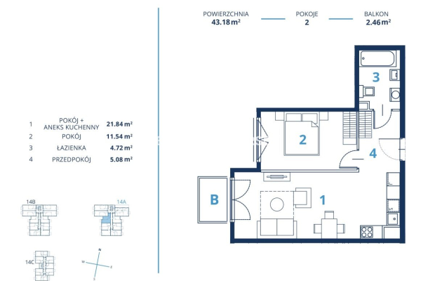 Gotowa inwestycja - metraże od 39 m2, Kraków