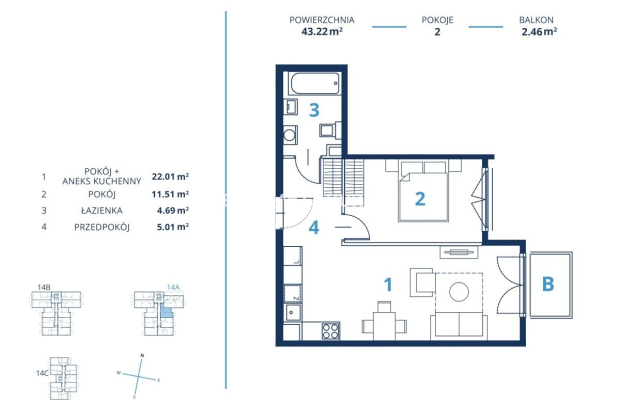 Gotowa inwestycja - metraże od 39 m2, Kraków