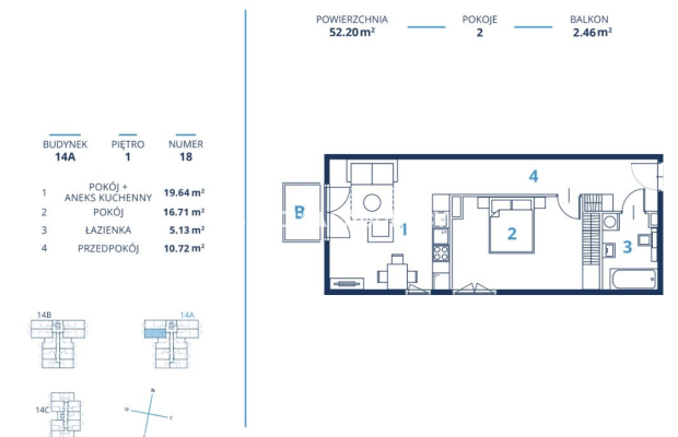 Gotowa inwestycja - metraże od 39 m2, Kraków
