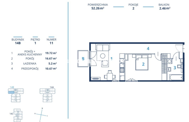 Gotowa inwestycja - metraże od 39 m2, Kraków