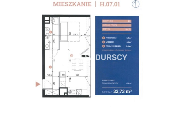 Apartament 33 m² – Rakowicka, wysoki standard