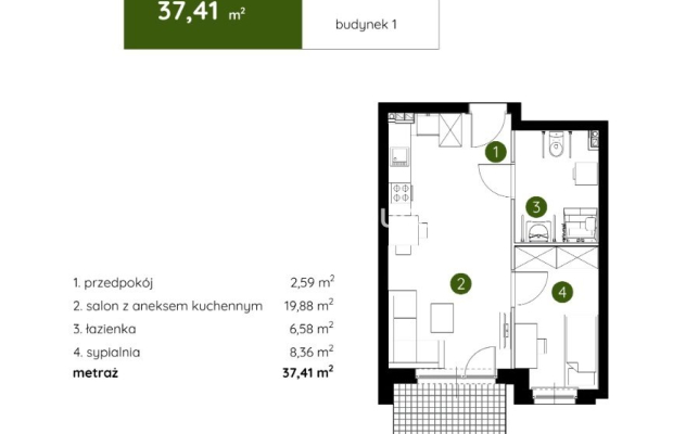 Smart Apartament na Prądniku Białym blisko Zieleni