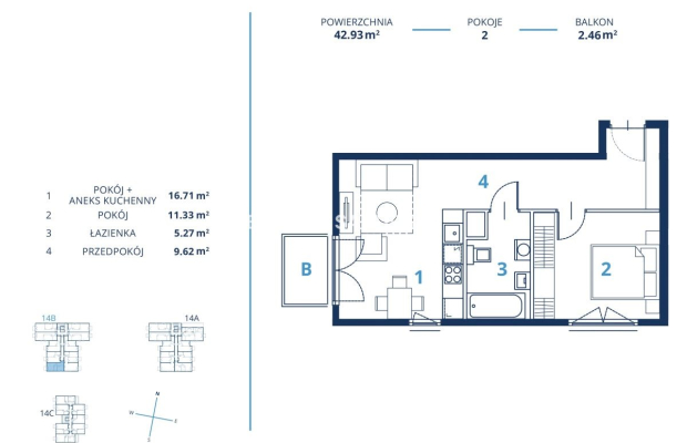Gotowa inwestycja - metraże od 39 m2, Kraków