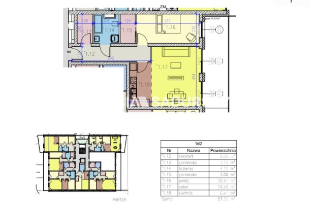 Mieszkanie z Imponującą Wysokością Pomieszczeń!