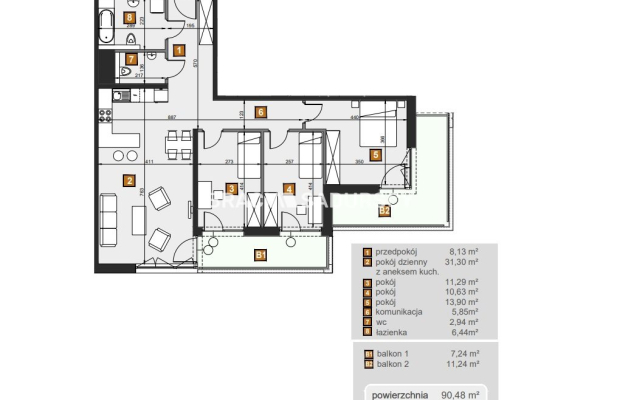Dębniki, nowe mieszkania, stan deweloperski!