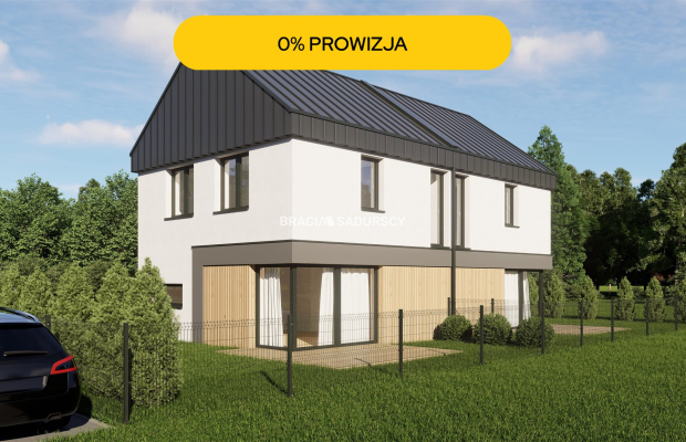 3pok.65m2 dwupoziomowe/nowoczesna bryła budynku 